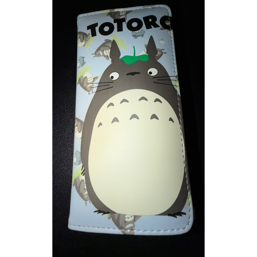 Studio Ghibli My‎ Neighbor Totoro Bifold Long Wallet Women Blue